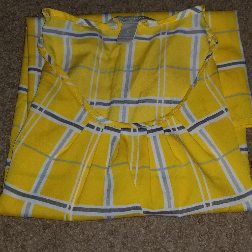 Sleeveless silk blouse